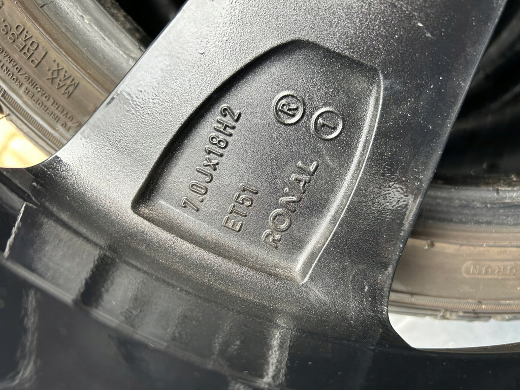 4x Alufelge 18 Zoll 7.0" 5x100 51ET Glanz Silber 6F0071498A Cupra Ibiza I FEL7630037235ss