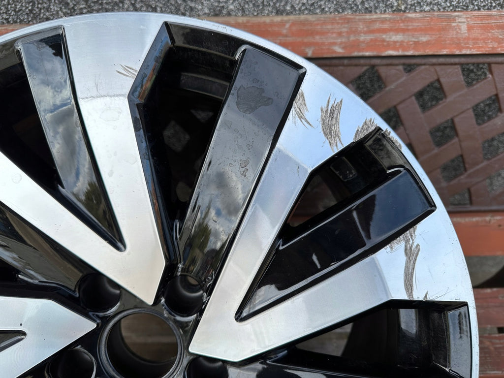 1x Alufelge 18 Zoll 8.0" 5x112 25ET Glanz Schwarz 760601025M VW Iii Rim Wheel FEL3688499946vg