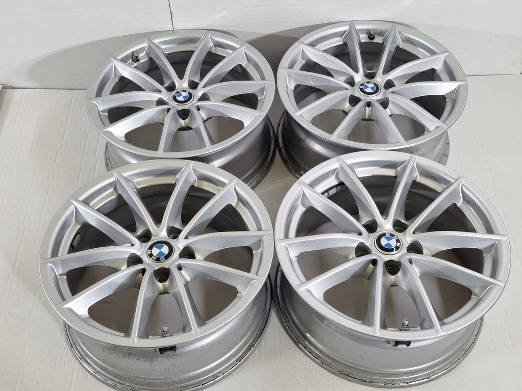 4x Alufelge 17 Zoll 7.5" 5x112 27ET Glanz Silber 6868217 BMW G30 Rim Wheel FEL1981362347er