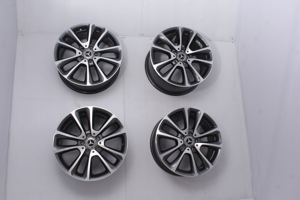 4x Alufelge 18 Zoll 9.0" 5x112 53ET Matt Silber A2134010400 Mercedes-Benz Mg FEL2561618712qh