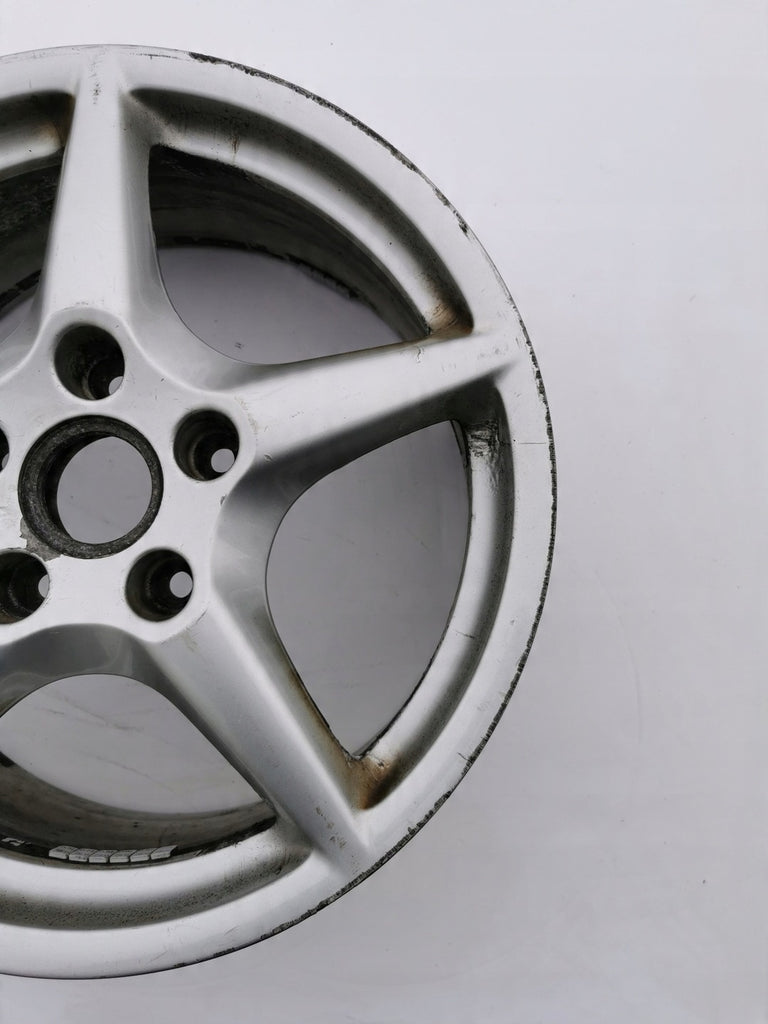 1x Alufelge 18 Zoll 8.0" 5x130 57ET Glanz Silber 99736213600 Porsche 911 997