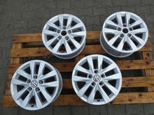 Load image into Gallery viewer, 4x Alufelge 16 Zoll 6.5" 5x120 51ET Glanz Silber 7E0601025N VW T6 T5 Rim Wheel FEL6578139214dw