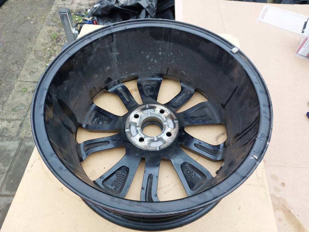 1x Alufelge 17 Zoll 7.0" 4x100 44ET Glanz Schwarz 403001878 Renault Captur Clio