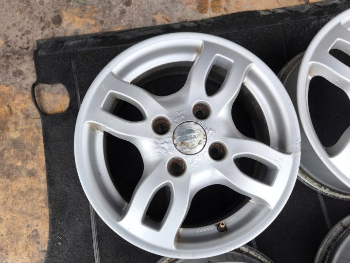 4x Alufelge 15 Zoll 6.0" 4x114.3 45ET KE-409-9F595 Honda Primera Almera Evalia FEL6475998061tz