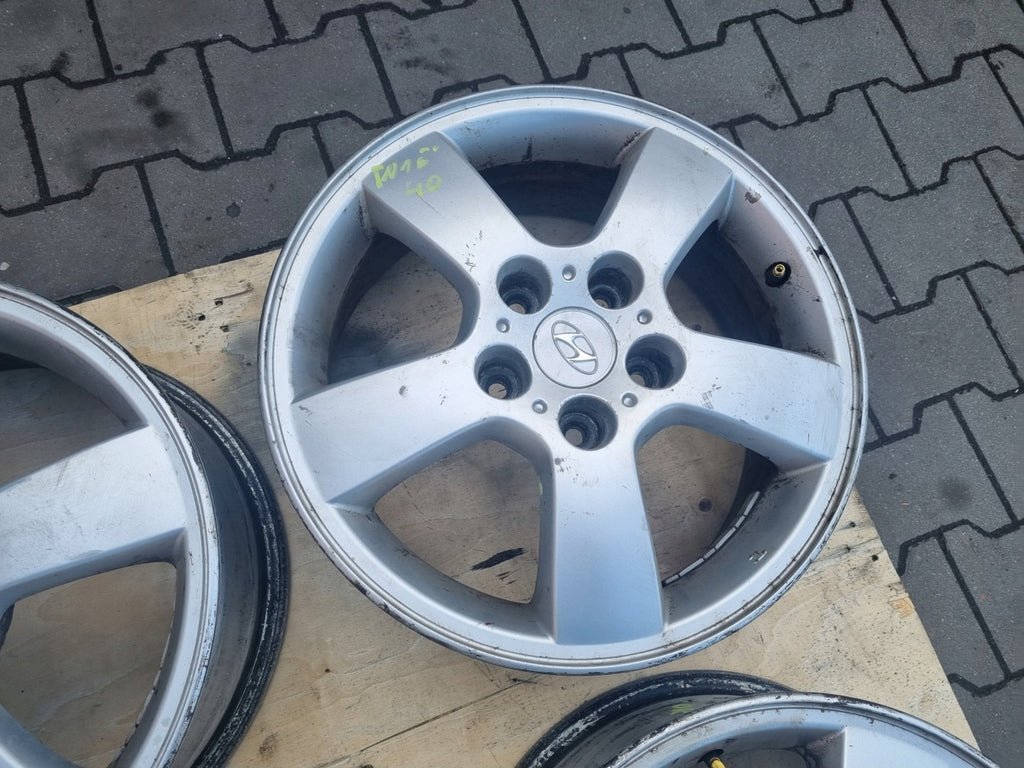4x Alufelge 16 Zoll 6.5" 5x114.3 46ET 52910-2E300 Hyundai I Rim Wheel FEL2268680396jg