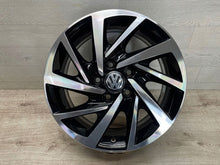 Laden Sie das Bild in den Galerie-Viewer, 4x Alufelge 16 Zoll 6.5" 5x112 48ET Glanz Schwarz 5TA601025K VW Touran Rim Wheel FEL7472480469gu