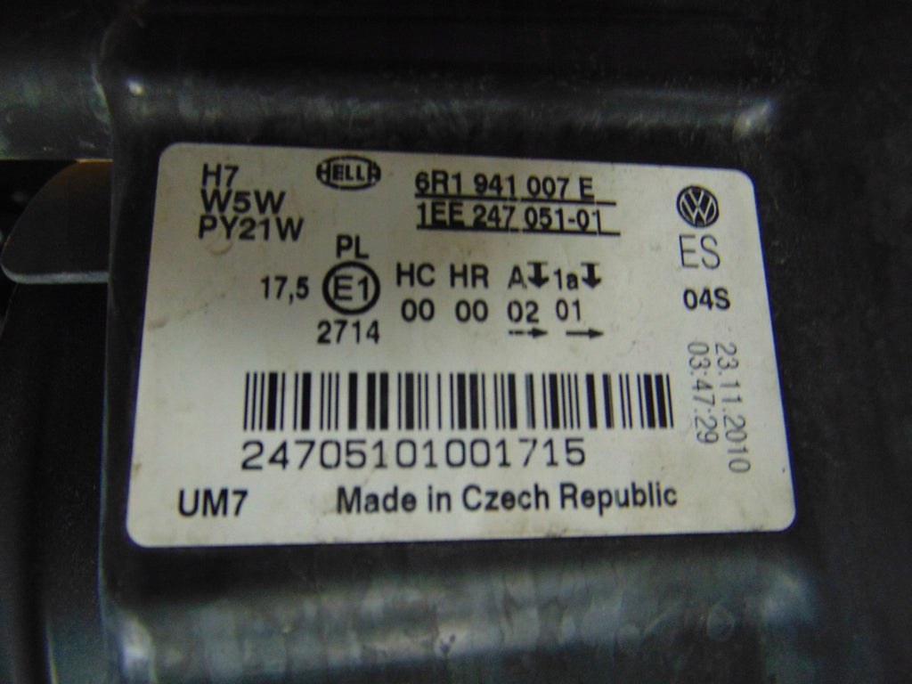 Frontscheinwerfer VW Polo 6R1941007E Ein Stück (Rechts oder Links) Headlight SCH5835719379xv