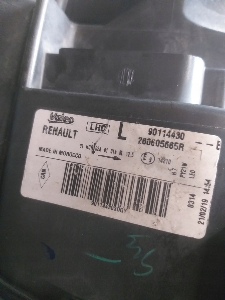 Frontscheinwerfer Dacia Sandero II 260605665R Links Scheinwerfer Headlight