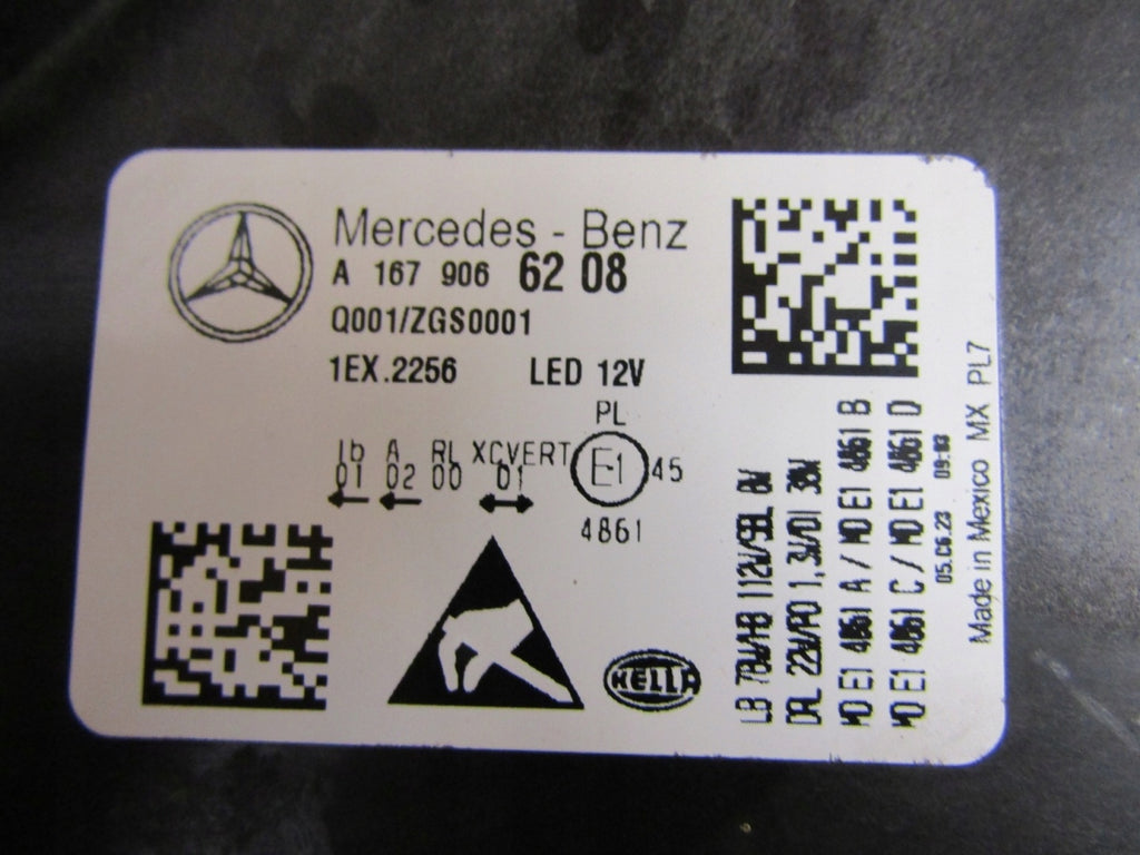 Frontscheinwerfer Mercedes-Benz Gls X167 A1679066208 LED Rechts Headlight SCH9122670550ta