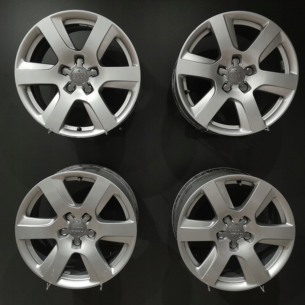 4x Alufelge 17 Zoll 7.5" 5x112 37ET Glanz Silber 4G0601025 Audi A6 C7 Rim Wheel FEL3323535991qx