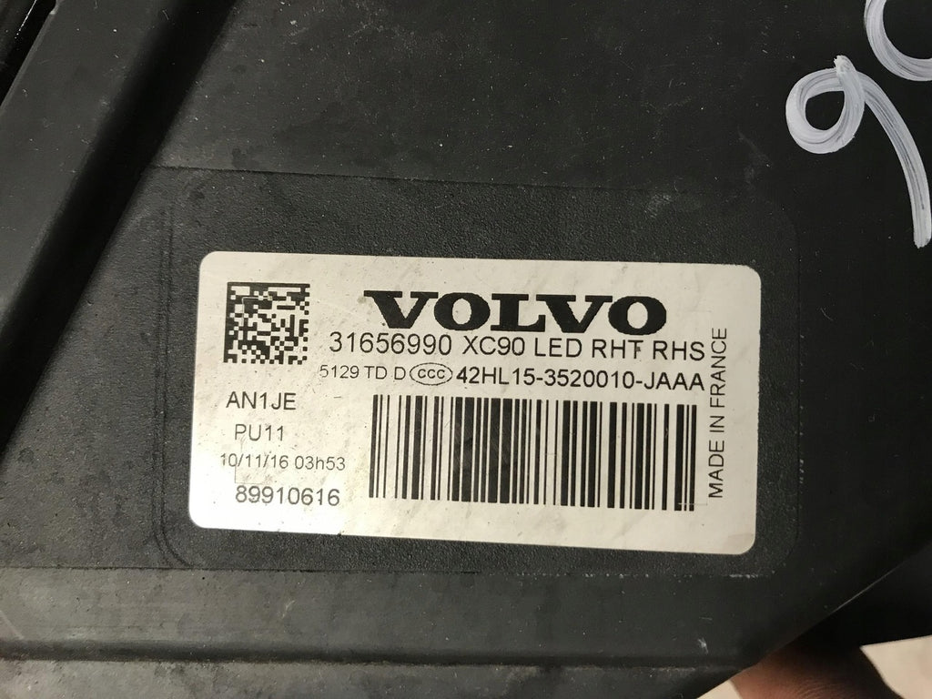 Frontscheinwerfer Volvo Xc90 II 31656990 LED Rechts Scheinwerfer Headlight