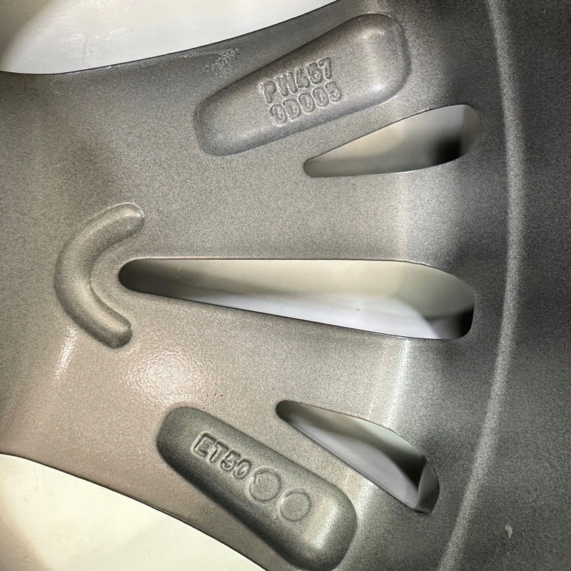 1x Alufelge 17 Zoll 6.5" 5x100 50ET Glanz Graphit PW457-0D005 Mg Rim Wheel