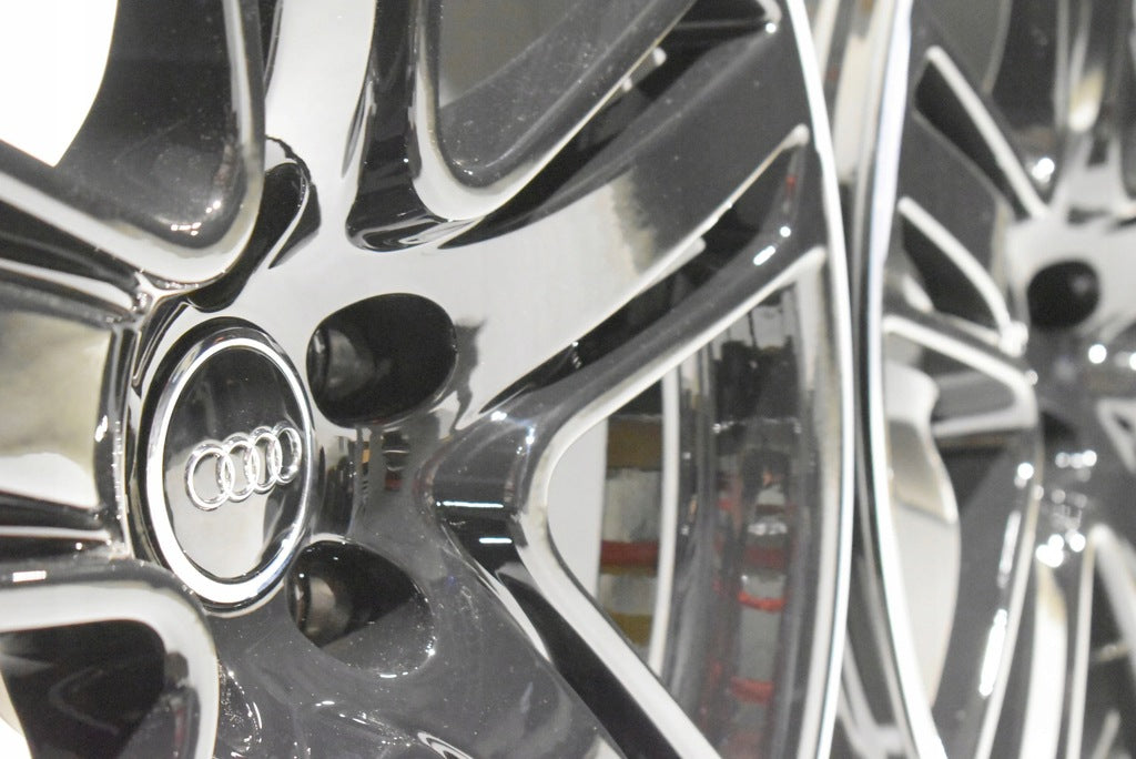 4x Alufelge 19 Zoll 8.0" 5x112 26ET Glanz Schwarz 8T0601025AJ Audi A5 Rim Wheel FEL2793167577dv