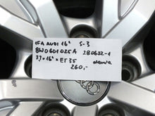 Load image into Gallery viewer, 1x Alufelge 16 Zoll 7.0&quot; 5x112 35ET Glanz Silber 8W0601025A Audi Rim Wheel