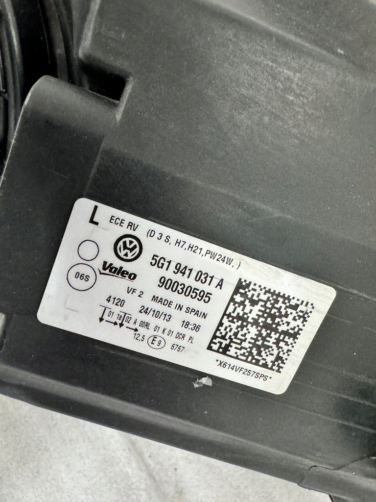 Frontscheinwerfer VW Golf VII 5G1941031A Xenon Links Scheinwerfer Headlight SCH2337300075jn