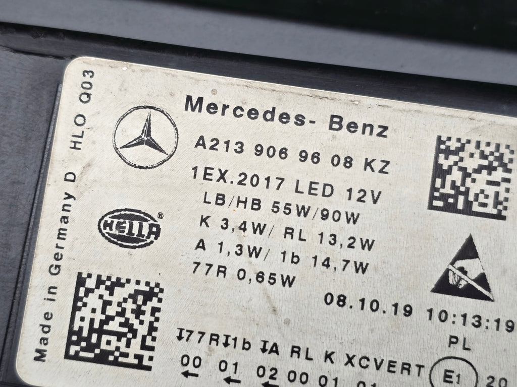 Frontscheinwerfer Mercedes-Benz W213 A2139069608KZ LED Rechts Headlight SCH5550771179ty