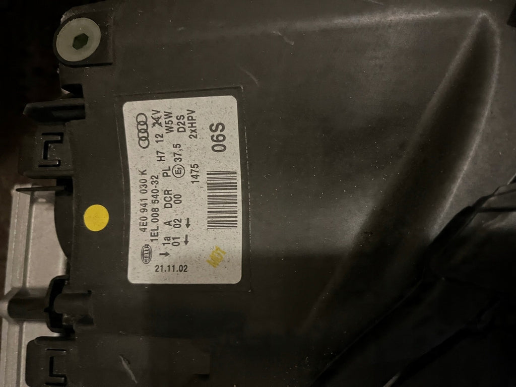 Frontscheinwerfer Audi A8 4E0941030 Rechts Scheinwerfer Headlight