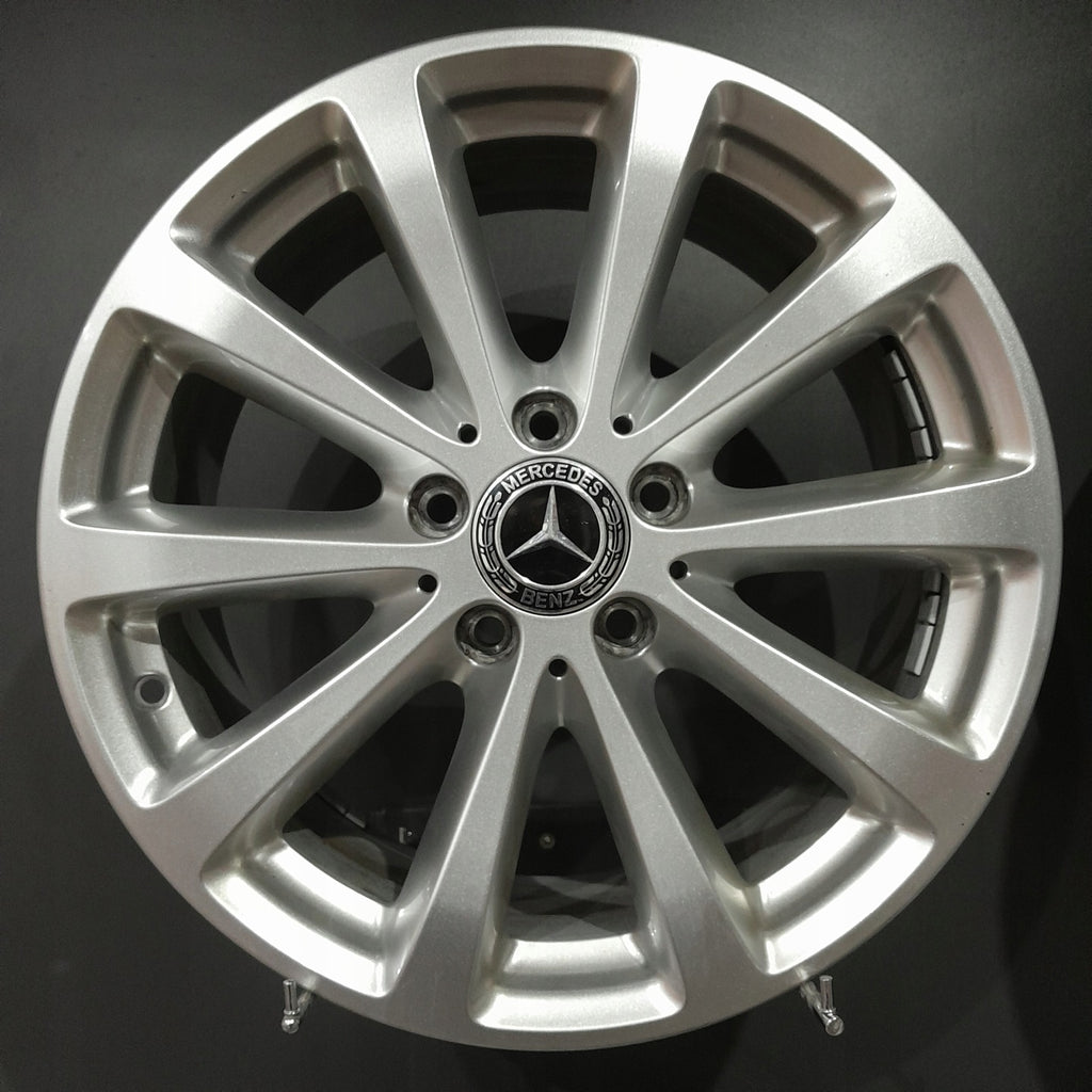 4x Alufelge 17 Zoll 7.5" 5x112 40ET Glanz Silber A2134011300 Mercedes-Benz W213 FEL4689460305au