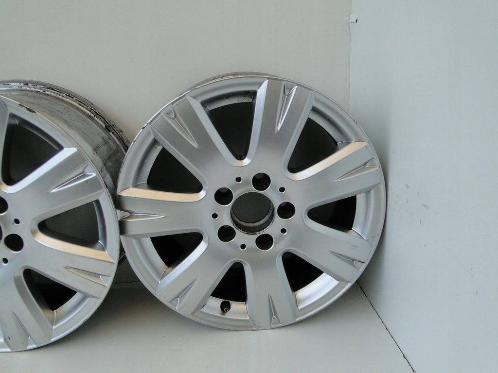 4x Alufelge 16 Zoll 7.0" 5x112 49ET Silber A2044012602 Mercedes-Benz Rim Wheel