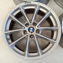 Laden Sie das Bild in den Galerie-Viewer, 4x Alufelge 17 Zoll 7.5" 5x112 27ET Glanz Silber 6868217 BMW G31 G30 G32 FEL1067284791ca