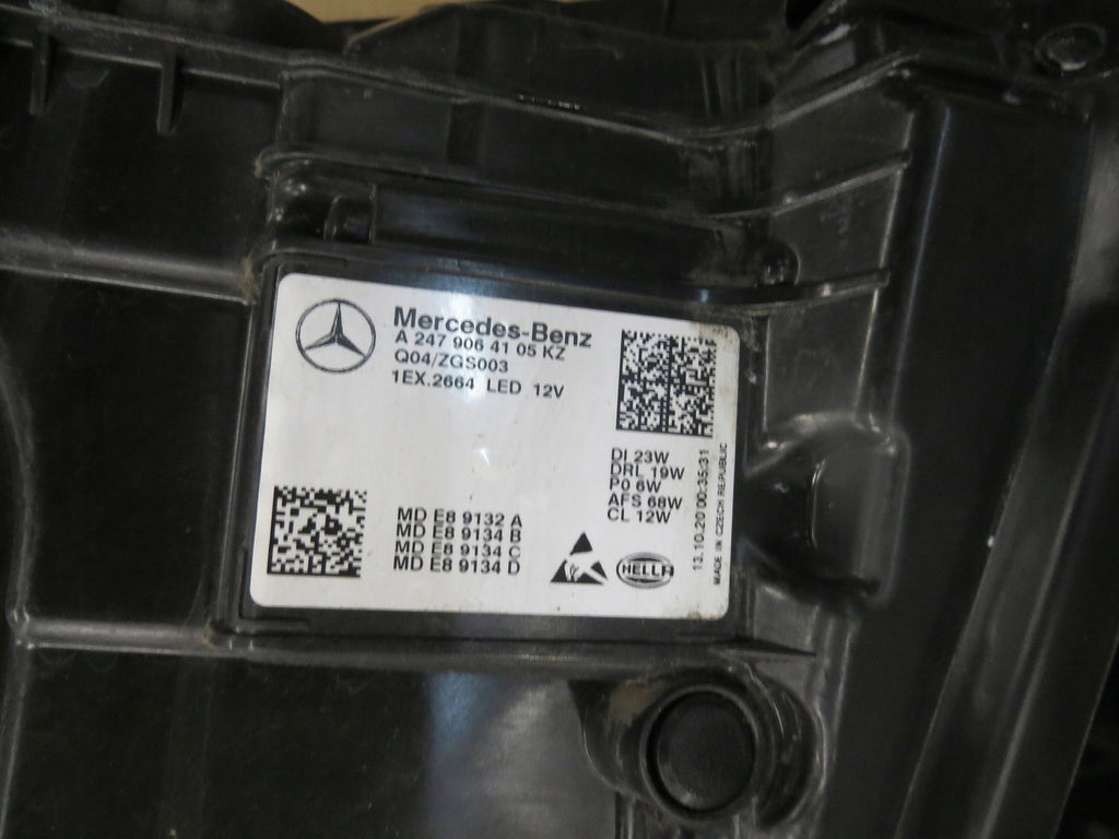 Frontscheinwerfer Mercedes-Benz W247 A1679066001 FULL LED Rechts oder Links