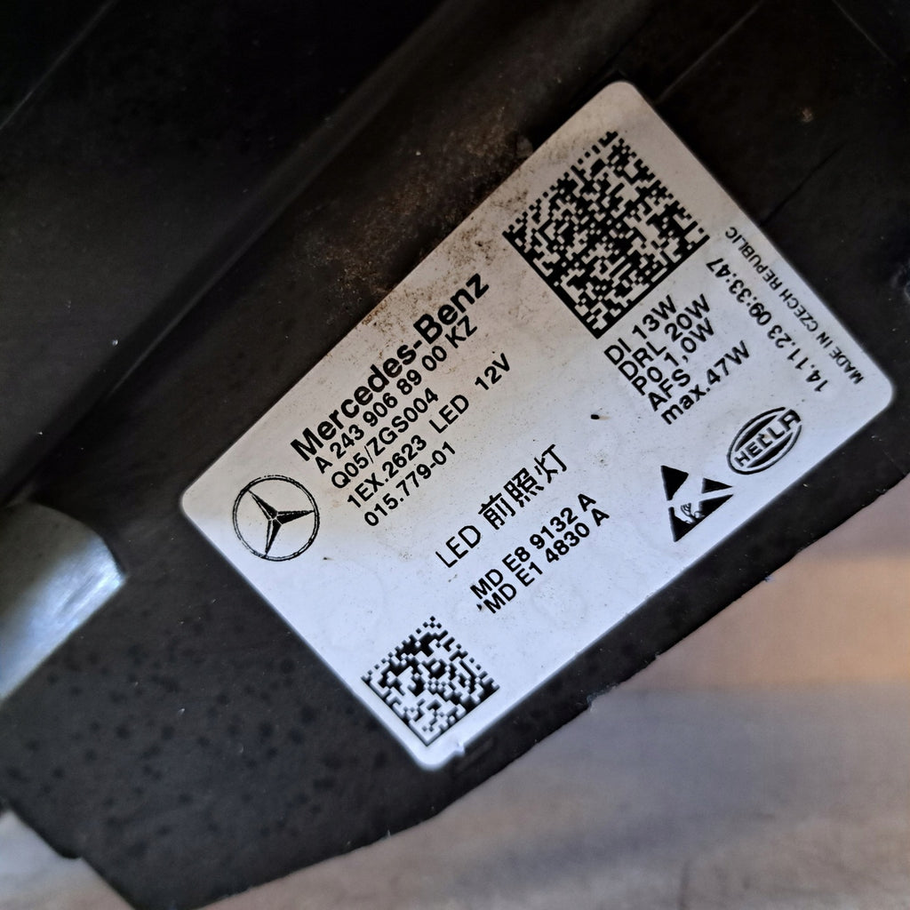 Frontscheinwerfer Mercedes-Benz Eqa Eqb LED Ein Stück (Rechts oder Links) SCH5914661620zm