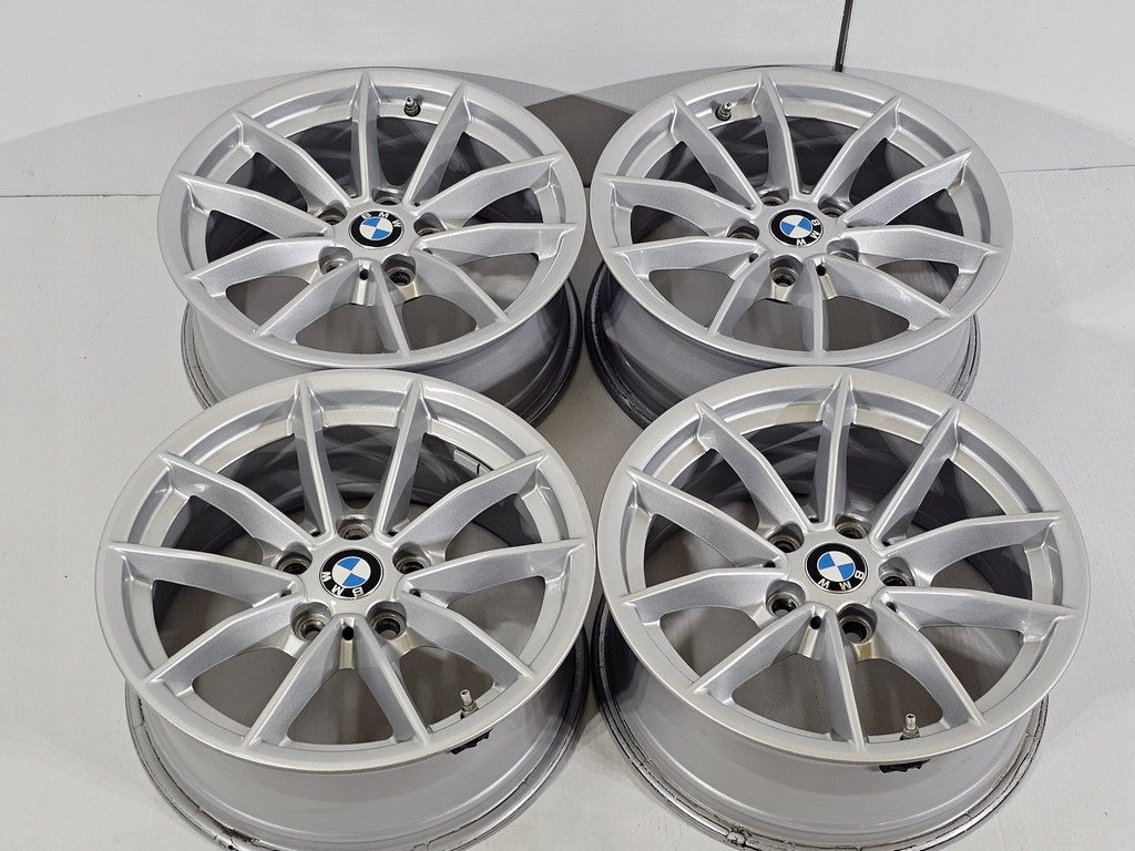 4x Alufelge 16 Zoll 6.5" 5x112 22ET Glanz Silber 6876921 BMW Rim Wheel FEL5155842191ic