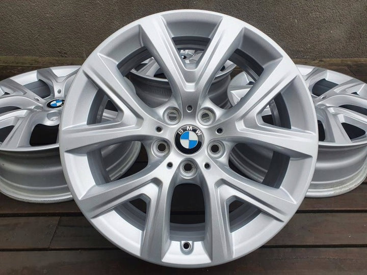 4x Alufelge 17 Zoll 6.5" 5x112 39ET Glanz Silber 6856076 BMW X1 F48 Rim Wheel FEL2322005038ey