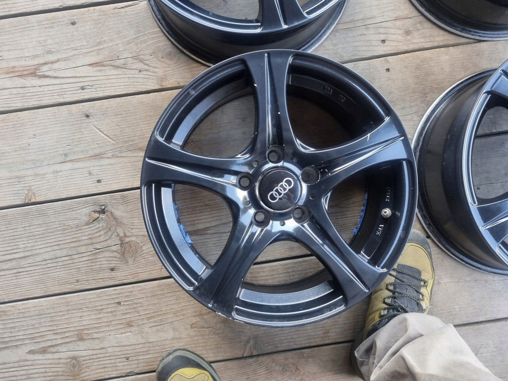 4x Alufelge 16 Zoll 7.0" 5x112 38ET Glanz Silber KBA49352 Skoda Passat Rim Wheel FEL3425018865yc