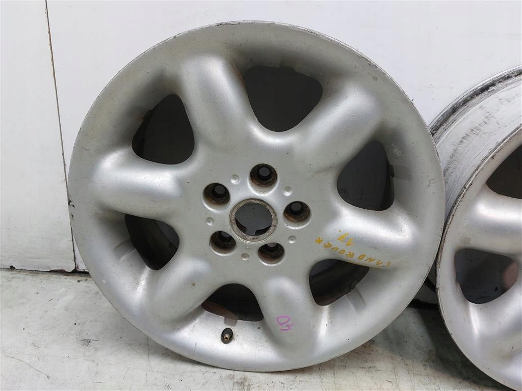 4x Alufelge 17 Zoll 7.0" 5x114.3 Matt Silber Land Rover I Freelander Rim Wheel FEL6800032398tx