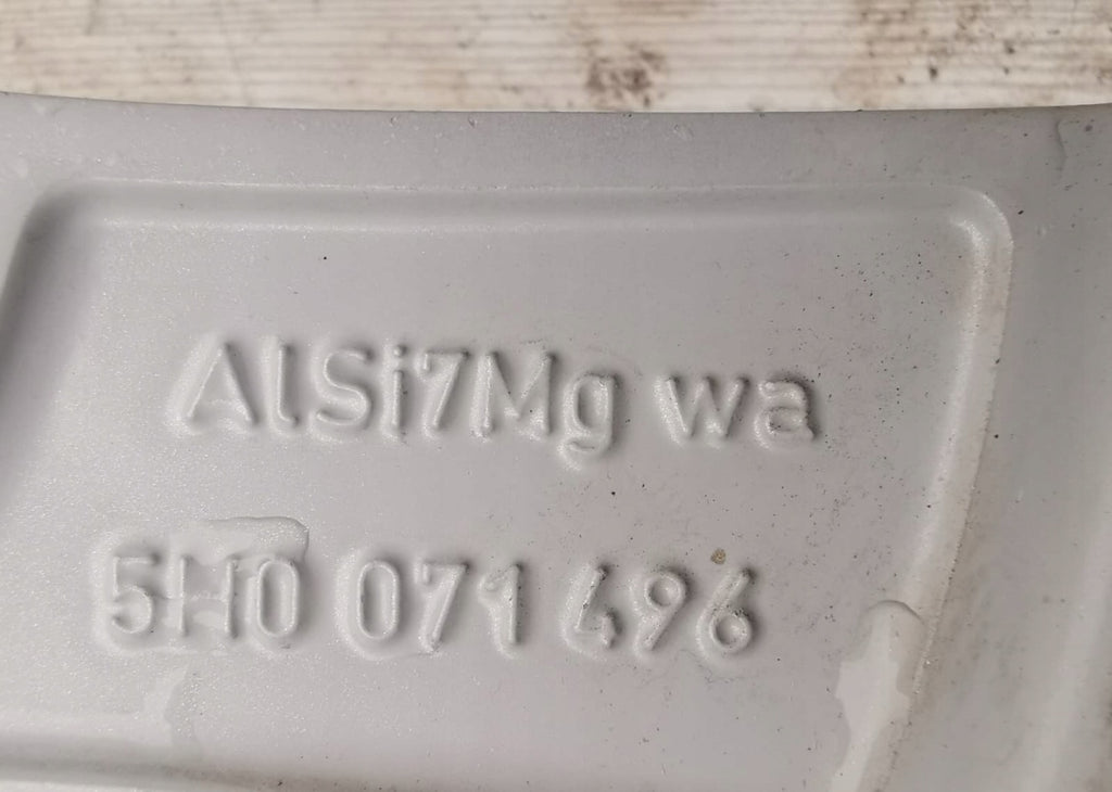 1x Alufelge 16 Zoll 6.5" 5x112 46ET Glanz Silber 5H0071496 VW Golf Viii FEL9412385751dx