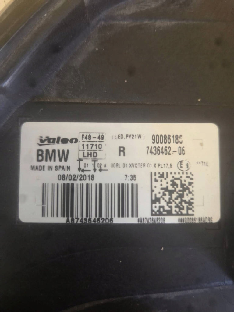 Frontscheinwerfer BMW X1 F48 A87436462 LED Rechts Scheinwerfer Headlight SCH5201181984vw