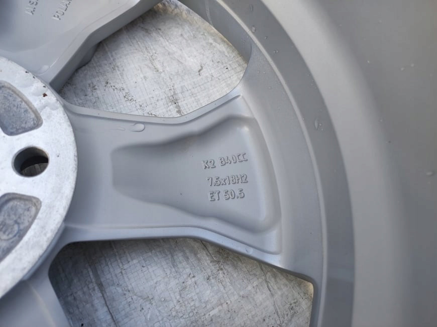 4x Alufelge 18 Zoll 7.5" 5x108 50 5ET Glanz Silber 31471553 Volvo Xc60 I FEL1013076024kb
