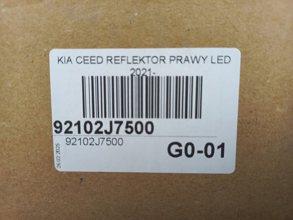 Frontscheinwerfer Kia Ceed 92102-J7500 LED Rechts Scheinwerfer Headlight SCH9390047335zc