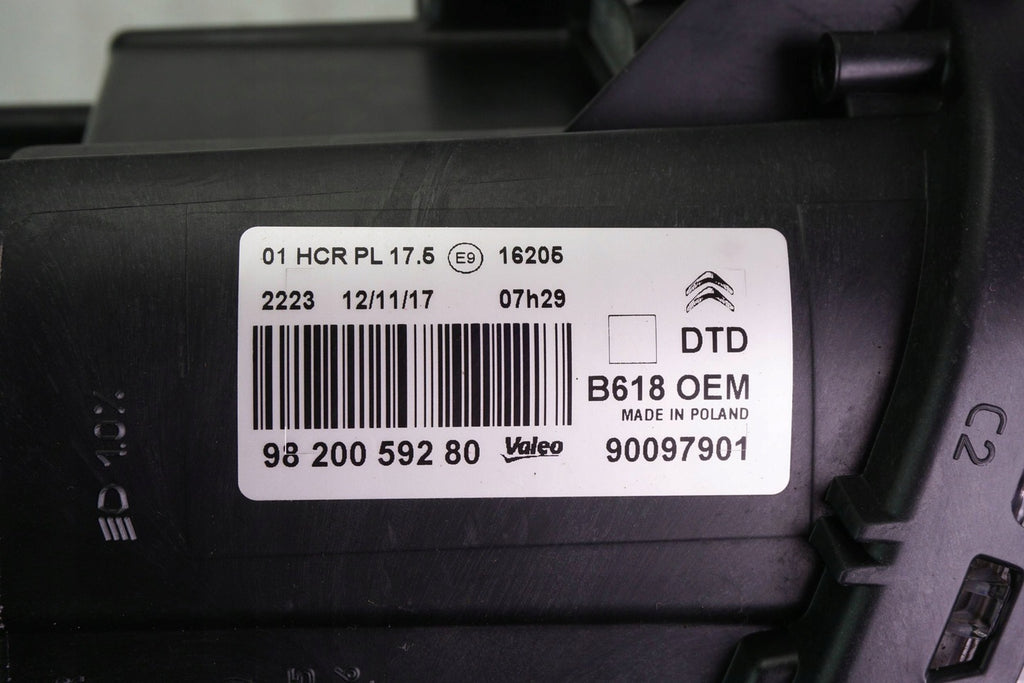 Frontscheinwerfer Citroën C3 III 9820059280 90097901 Rechts Headlight