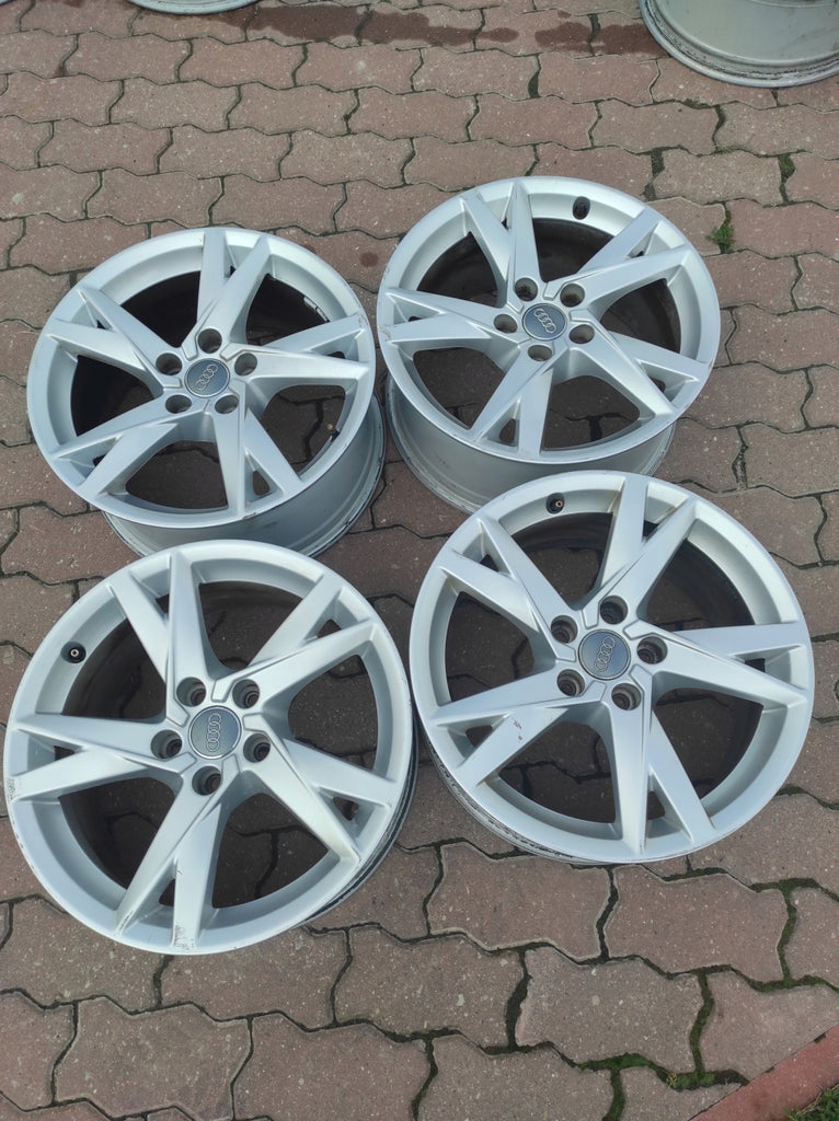 4x Alufelge 17 Zoll 7.5" 5x112 38ET Glanz Schwarz 8W0601025K Audi A4 Rim Wheel FEL9666185149en