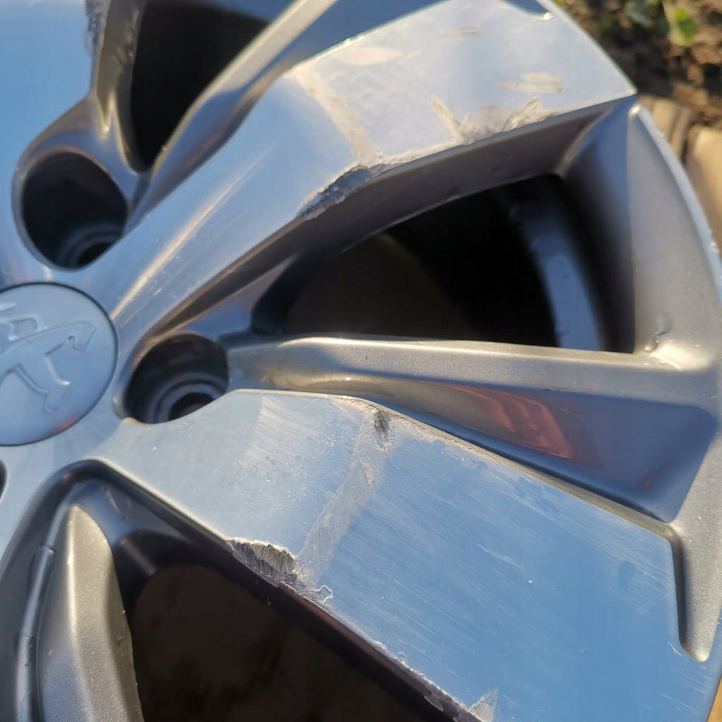 1x Alufelge 16 Zoll 6.5" 4x108 20ET Glanz Silber 9678398177 Peugeot Rim Wheel FEL5174333167bo