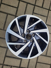 Load image into Gallery viewer, 1x Alufelge 15 Zoll 5.5&quot; 5x100 40ET Schwarz 2G0601025 VW Polo Rim Wheel