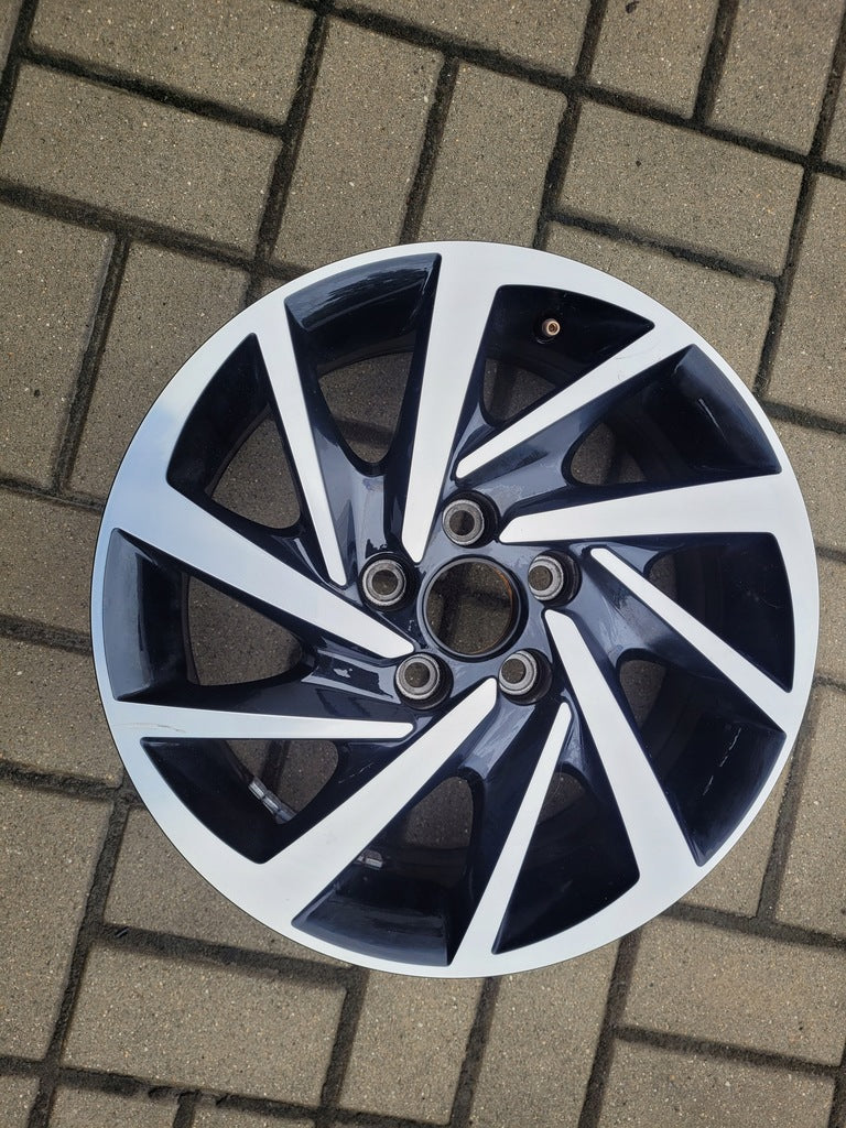 1x Alufelge 15 Zoll 5.5" 5x100 40ET Schwarz 2G0601025 VW Polo Rim Wheel FEL5879218390dr