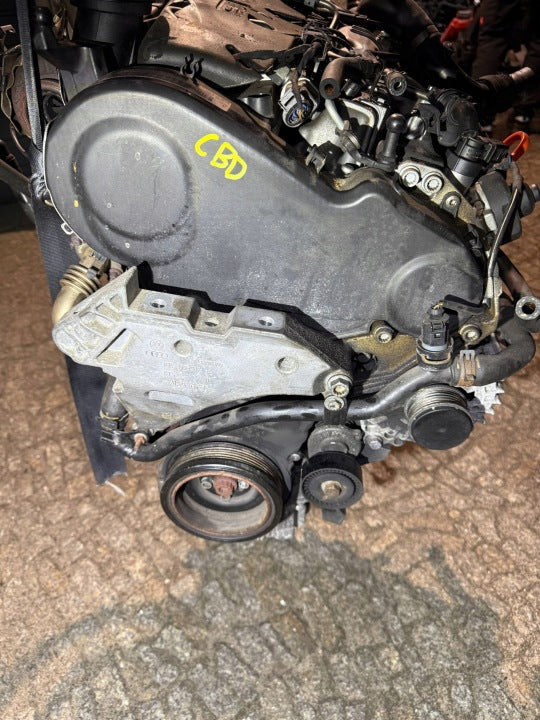Motor VW Golf VI I CBD 2.0 TDI Diesel Engine Unkomplett MOT9393909988vn