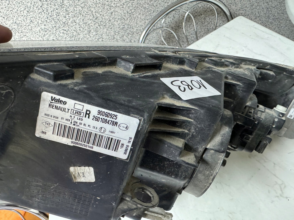 Frontscheinwerfer Renault Megane IV 260108478 Rechts Scheinwerfer Headlight SCH9470384632he