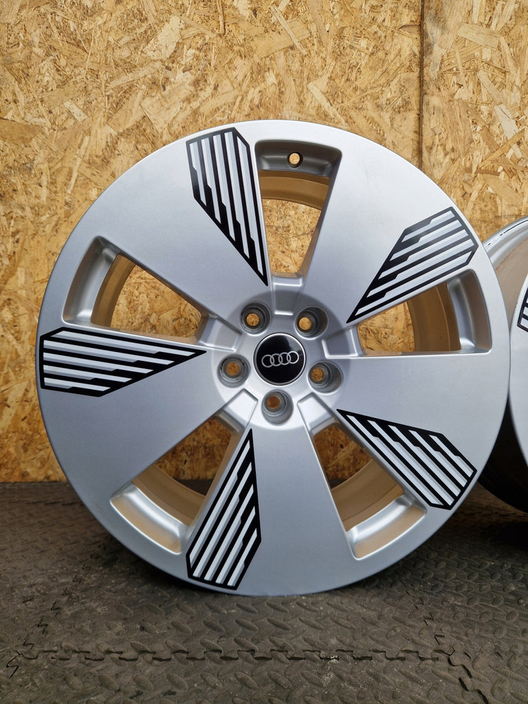4x Alufelge 19 Zoll 8.0" 5x112 34ET Glanz Silber 4KE601025L Audi Rim Wheel FEL8548380703jp