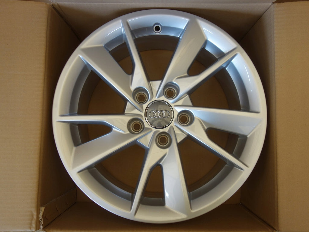 1x Alufelge 16 Zoll 7.0" 5x112 35ET Glanz Silber 8W0601025B Audi A4 B9 Rim Wheel