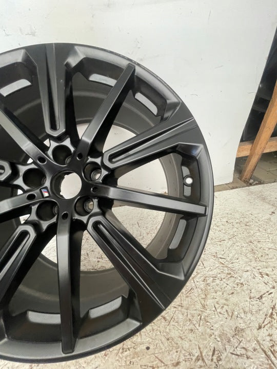 1x Alufelge 20 Zoll 9.0" 5x112 35ET Matt Schwarz 6883765 BMW X5 G05 G06 FEL8585902156hx