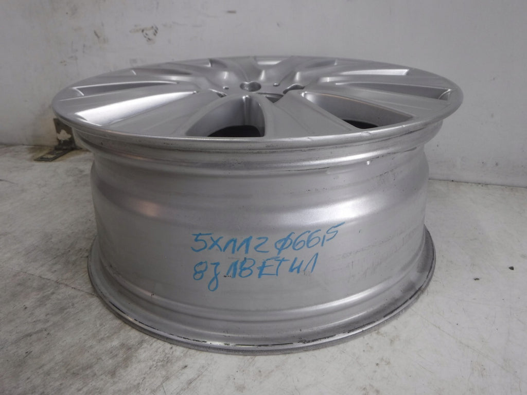 1x Alufelge 18 Zoll 8.0" 5x112 41ET Glanz Silber A2224011902 Mercedes-Benz W222 FEL2007841834hw