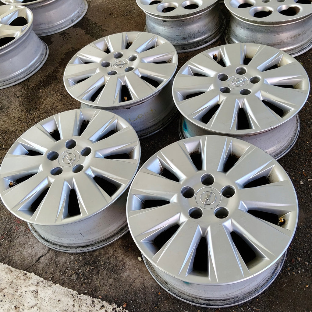 4x Alufelge 16 Zoll 6.5" 5x110 41ET Glanz Silber Opel Vectra Rim Wheel FEL6805933878ru