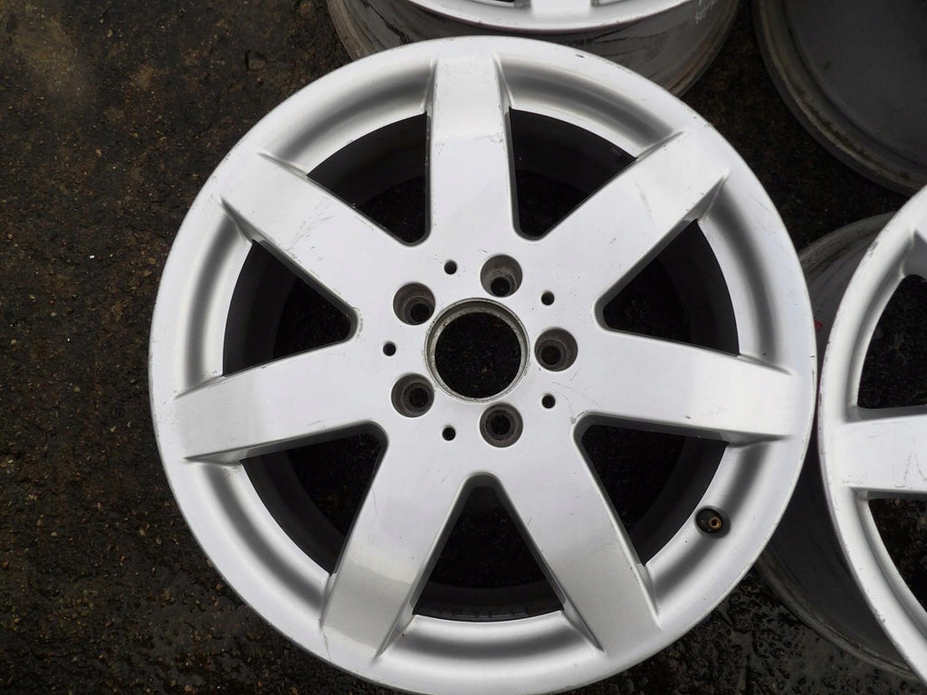 4x Alufelge 17 Zoll 7.5" 5x112 56ET Glanz Silber A1644014502 Mercedes-Benz W164 FEL1248798895qu