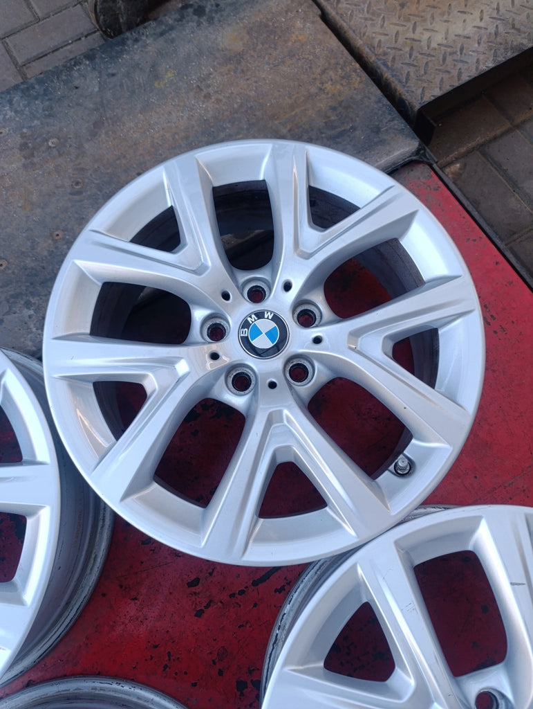 4x Alufelge 17 Zoll 6.5" 5x112 39ET Glanz Silber 6856076 BMW X2 F39 X1 F48 FEL8978069587st