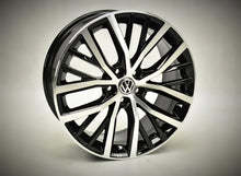 Load image into Gallery viewer, 4x Alufelge 17 Zoll 7.5" 5x100 44ET Glanz Schwarz 6C0601025K VW Polo Rim Wheel FEL1672899425mt