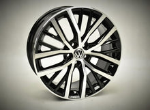 Laden Sie das Bild in den Galerie-Viewer, 4x Alufelge 17 Zoll 7.5" 5x100 44ET Glanz Schwarz 6C0601025K VW Polo Rim Wheel FEL1672899425mt